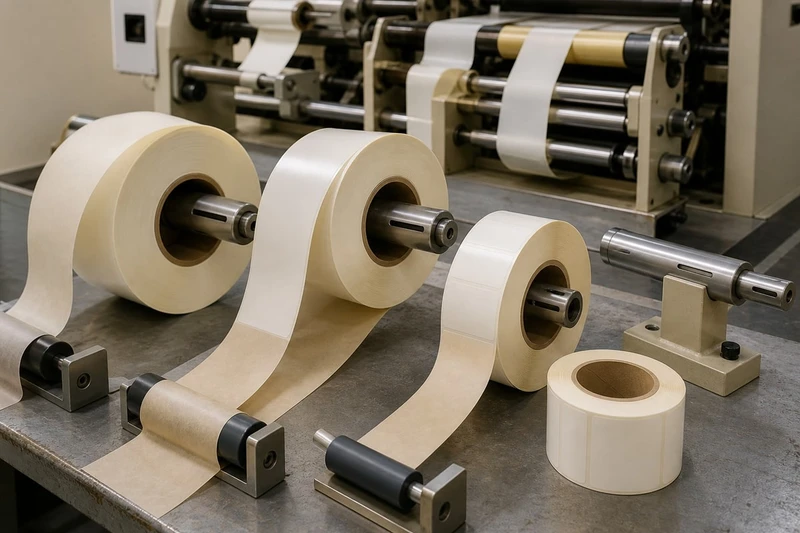 Label Roll Unwind Direction and Core Size Guide