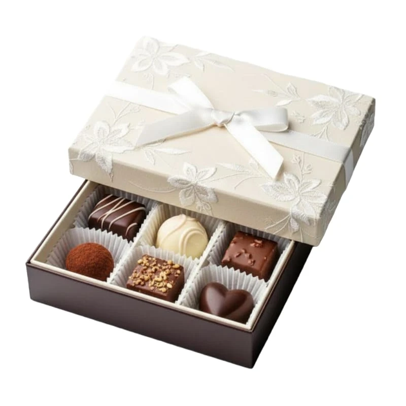 LB-14 Boîte couvercle et base pour chocolat