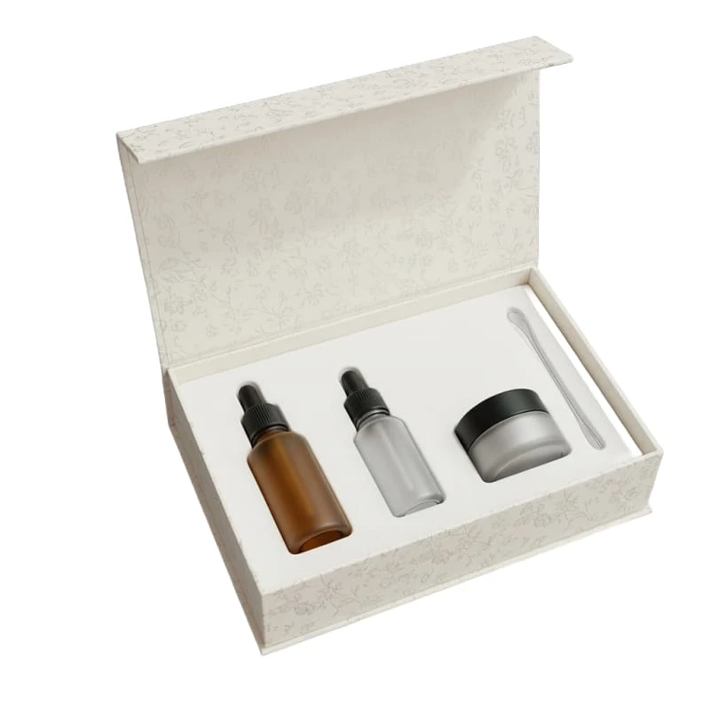 Boîte à fermeture magnétique pour set de soins de la peau MC-10