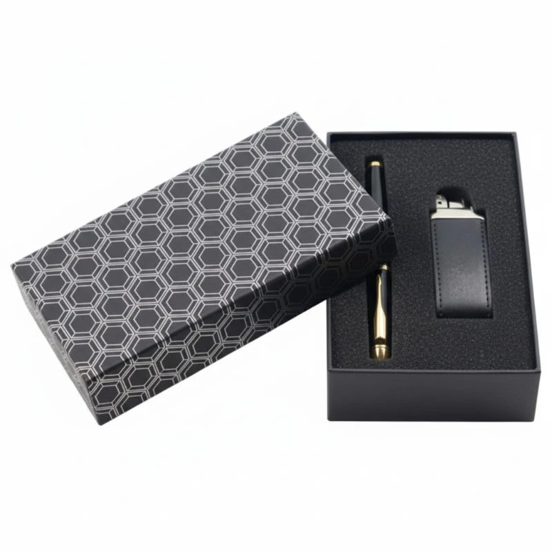 Boîte à couvercle et base pour stylo LB-203