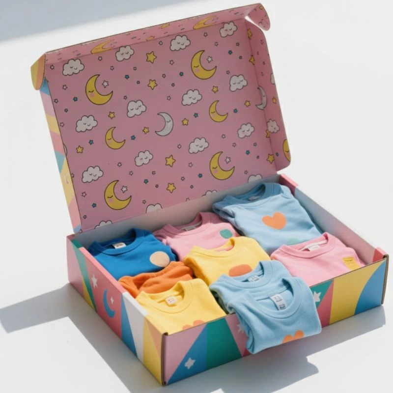 Boîte rigide RB-201 pour vêtements de bébé