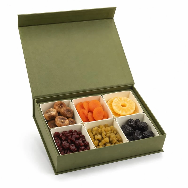 Boîte magnétique fruits secs