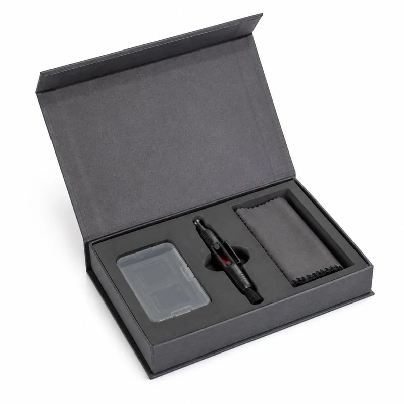 Boîte pour accessoires de photographie