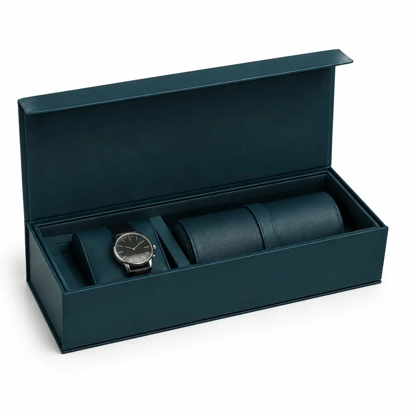 Boîte rigide pour set de voyage pour montre