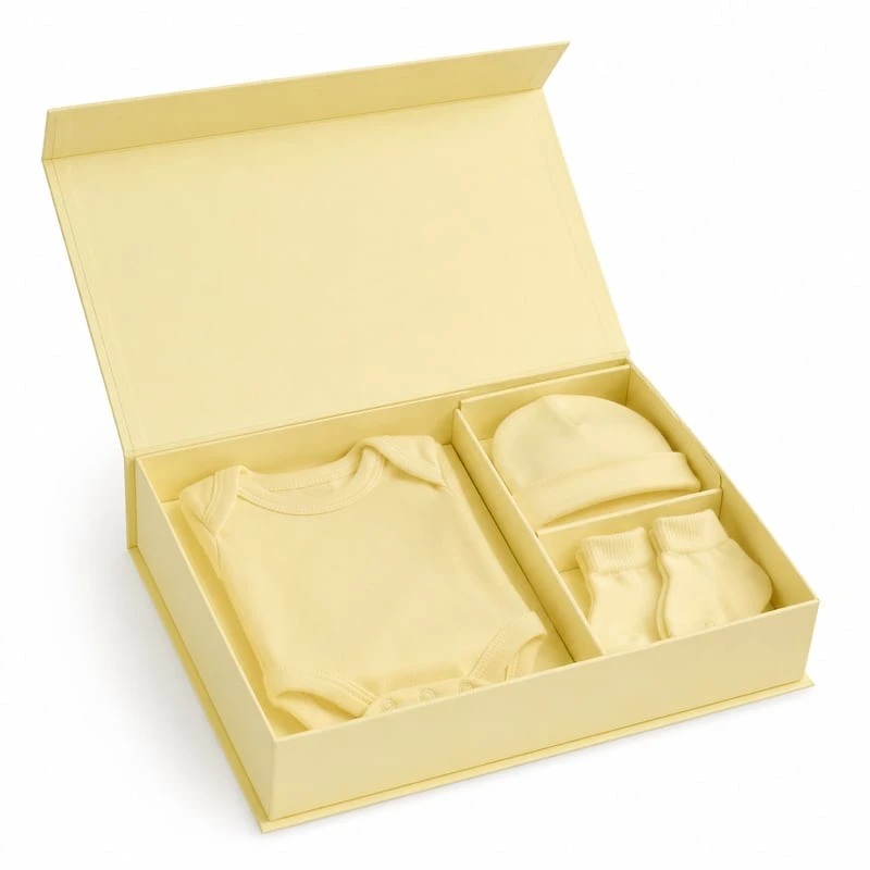 Boîte rigide pour vêtements de bébé